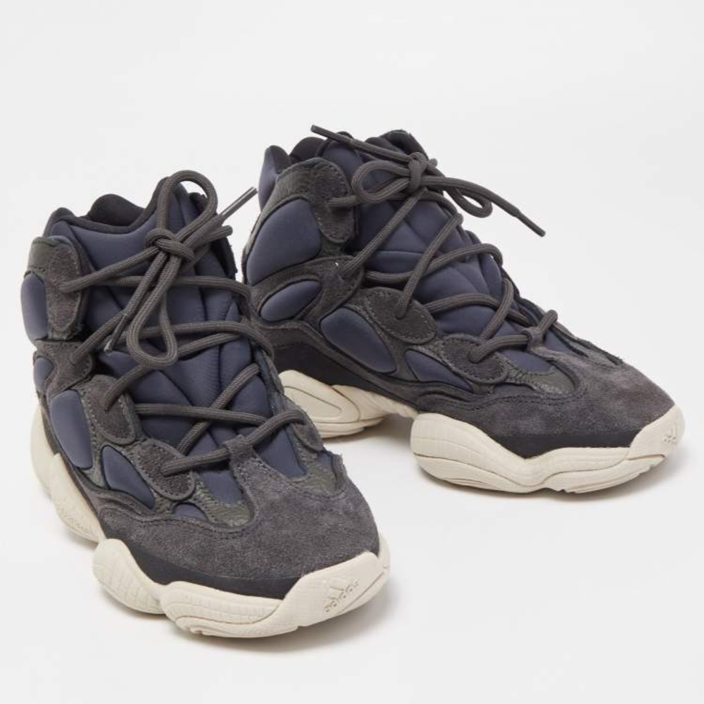 Yeezy x Adidas Black/Grey Suede and Leather Yeezy 500 Sneakers Size 6.5 (men’s)